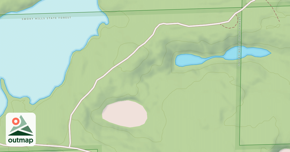 Map of Smoky Hills