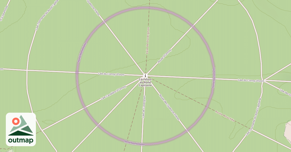 Map of Rond Montebello