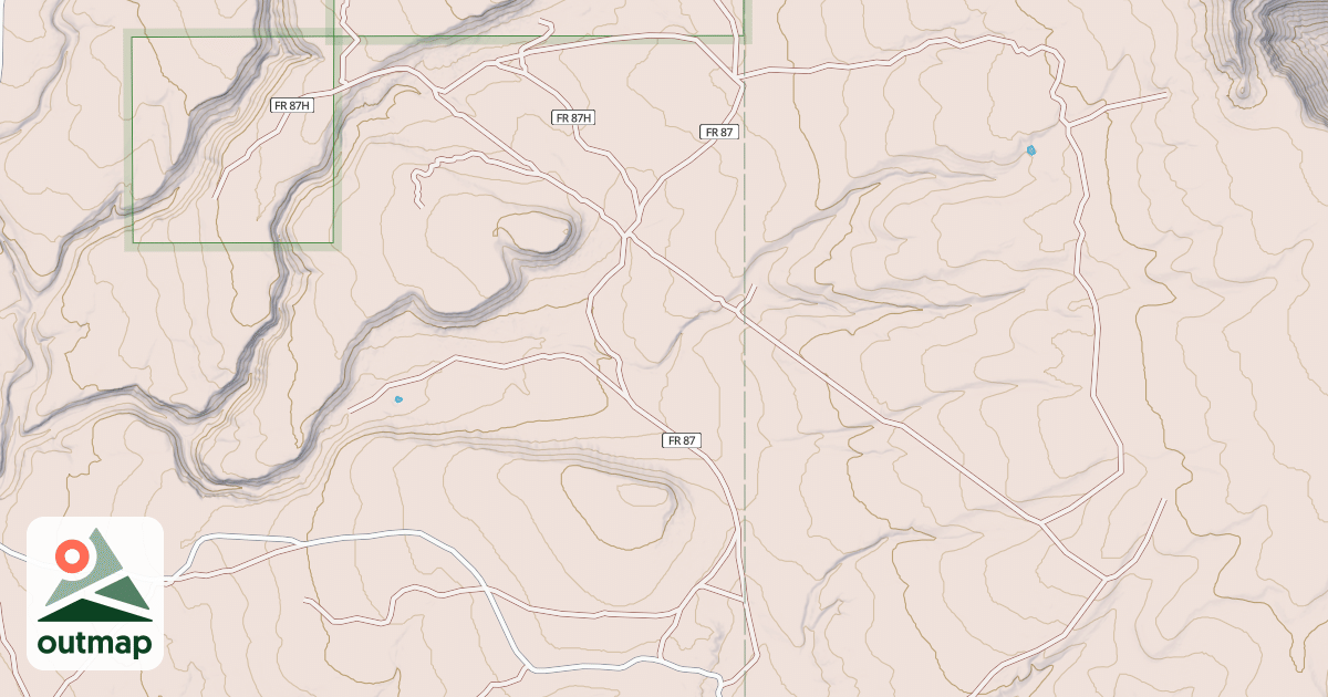 Map of NO AGUA TANK