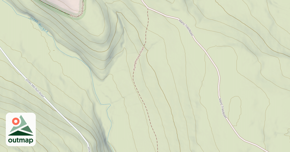 Map of Laurel Hill State Park Trails