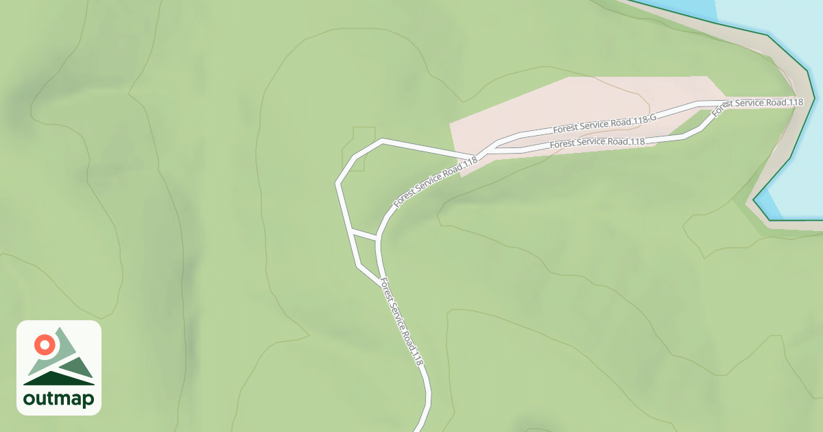 Map of C.B. CAMPSITE  22-27 ACCESS