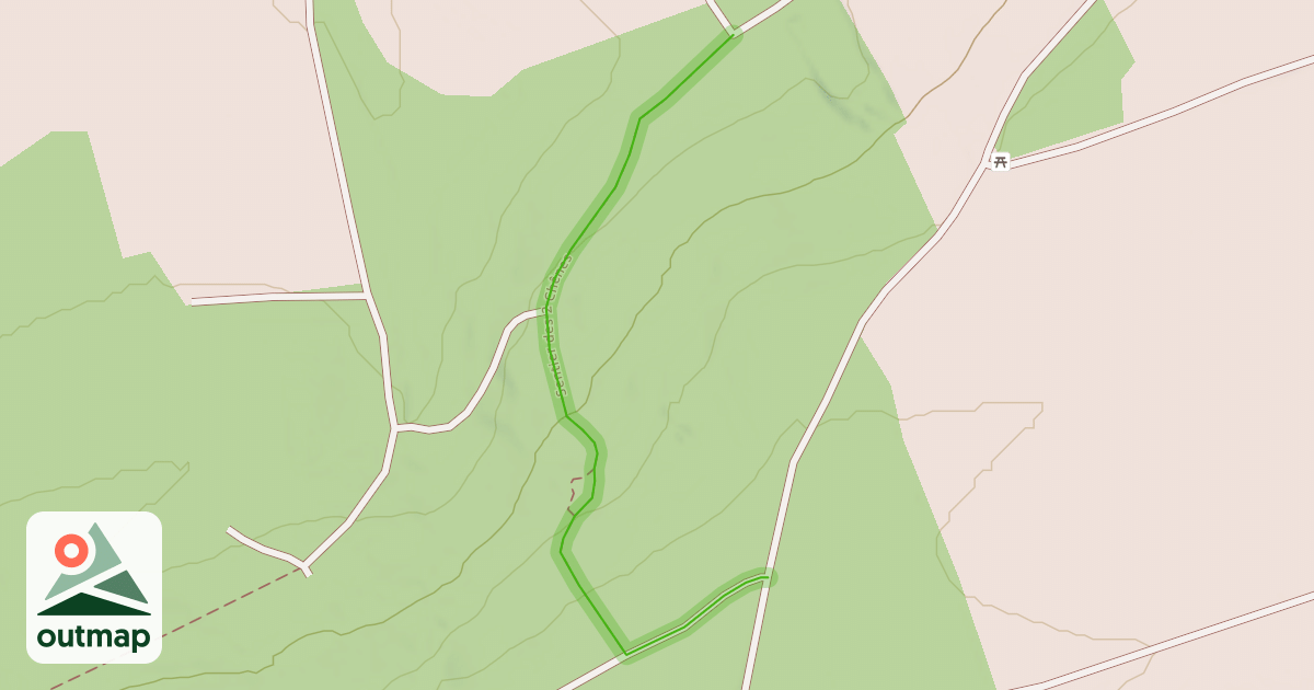 Map of Sentier des 2 Chênes