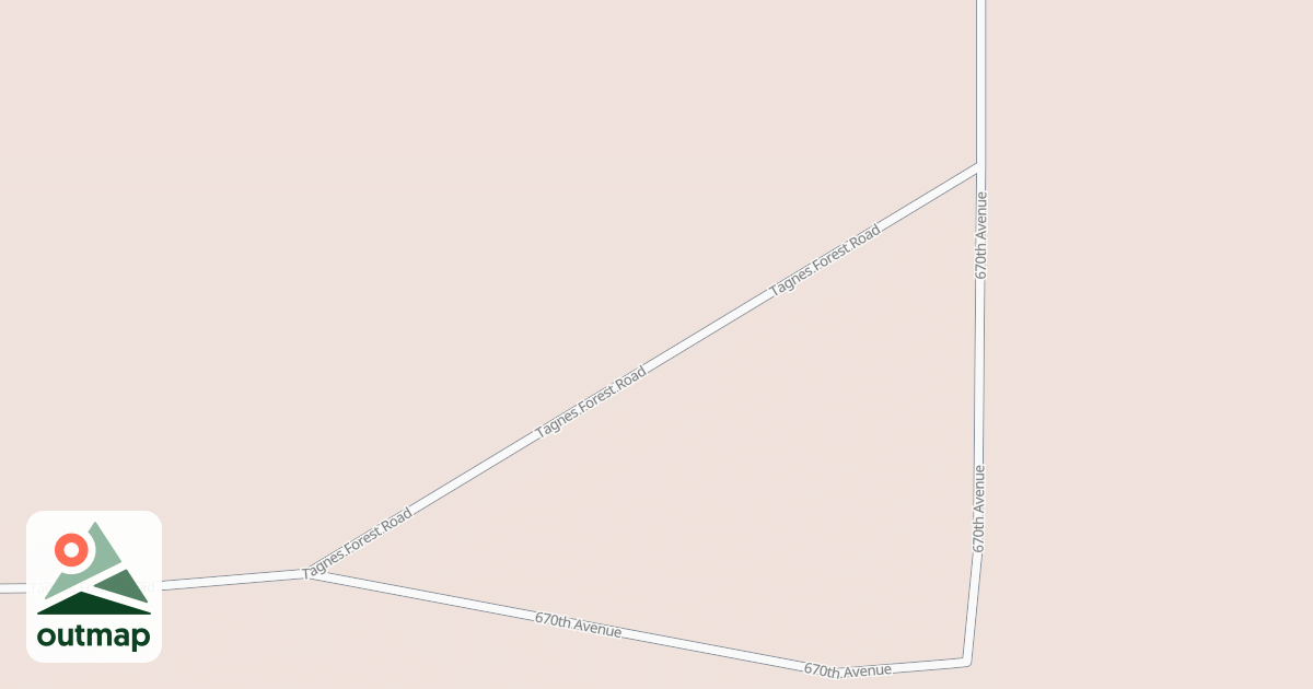 Map of Warroad/Roseau Trails in Roseau