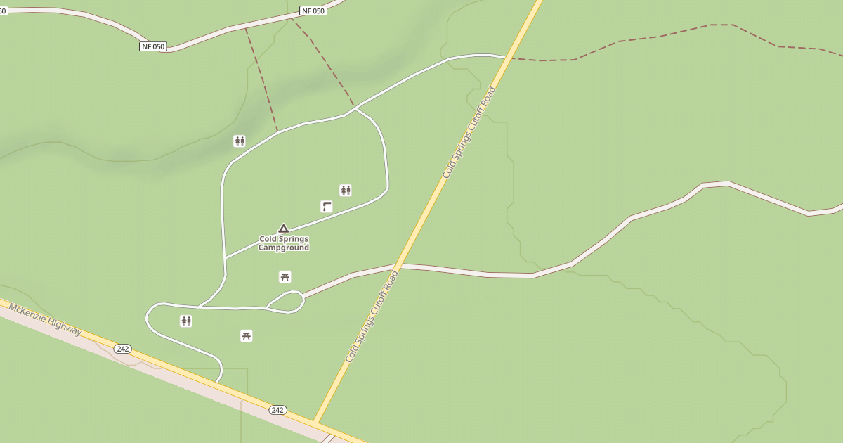 Map preview of COLD SPRINGS CUTOFF