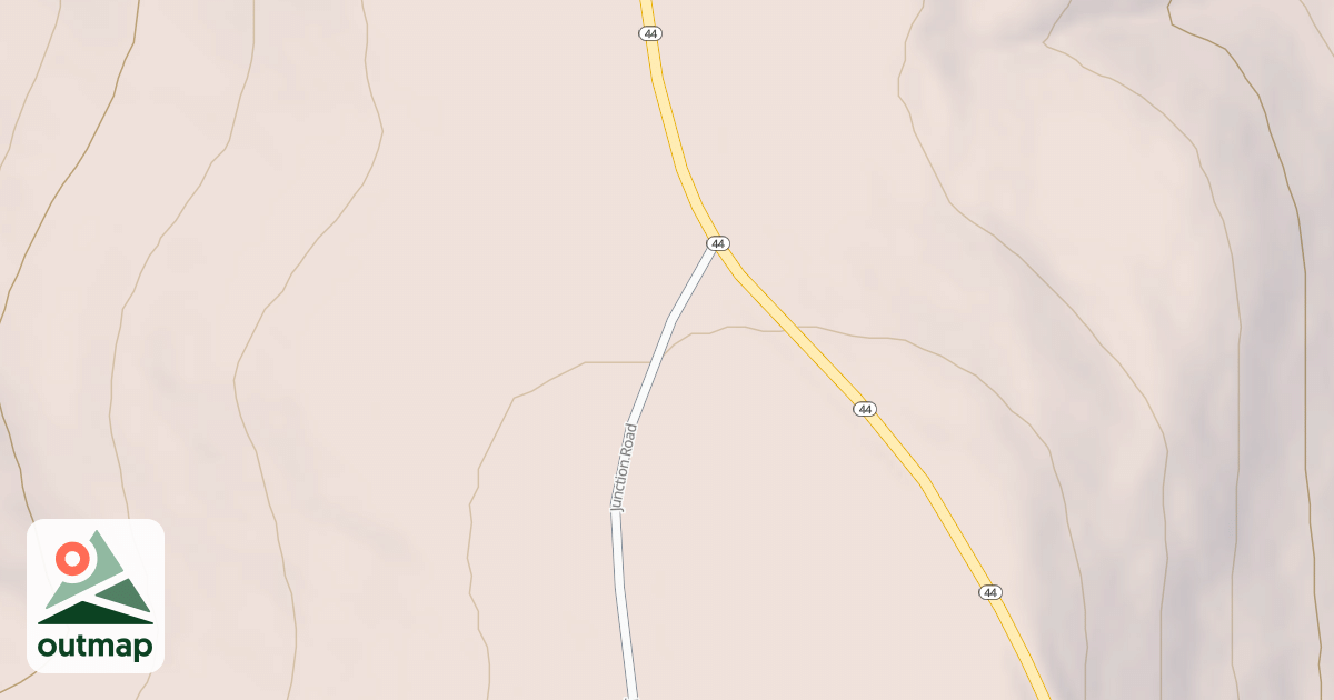 Map of Susquehannock State Forest Snowmobile Trails