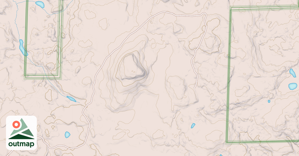 Map of ANDERSON LAKE ROAD SPUR C