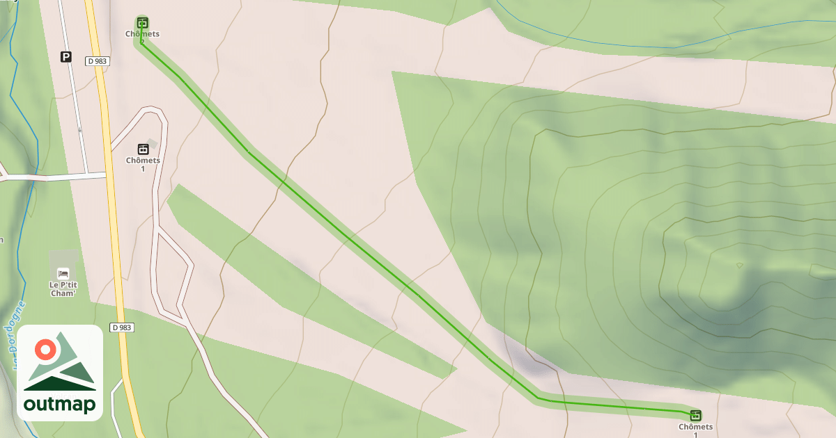 Map of Cabris