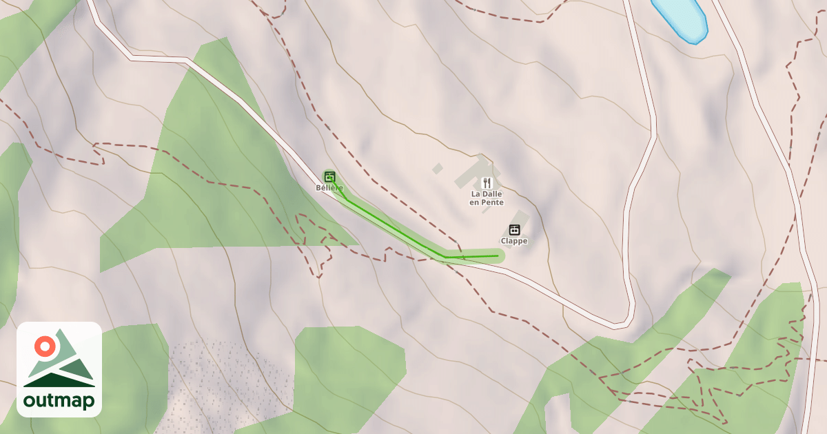 Map of Liaison Bélière