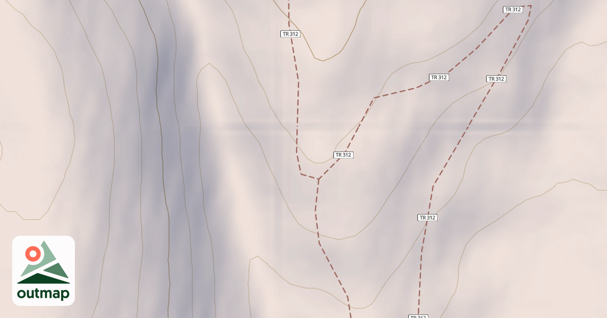 Map of Lost Lake Trail