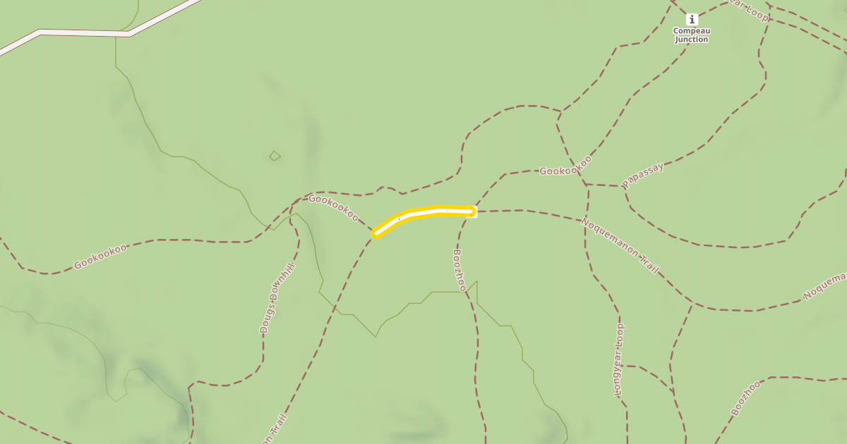 Map preview of Noquemanon Trail