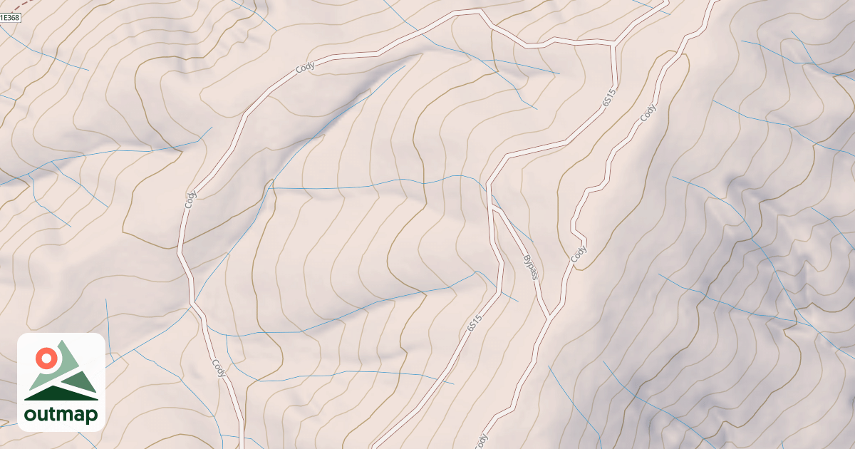 Map of CODY W