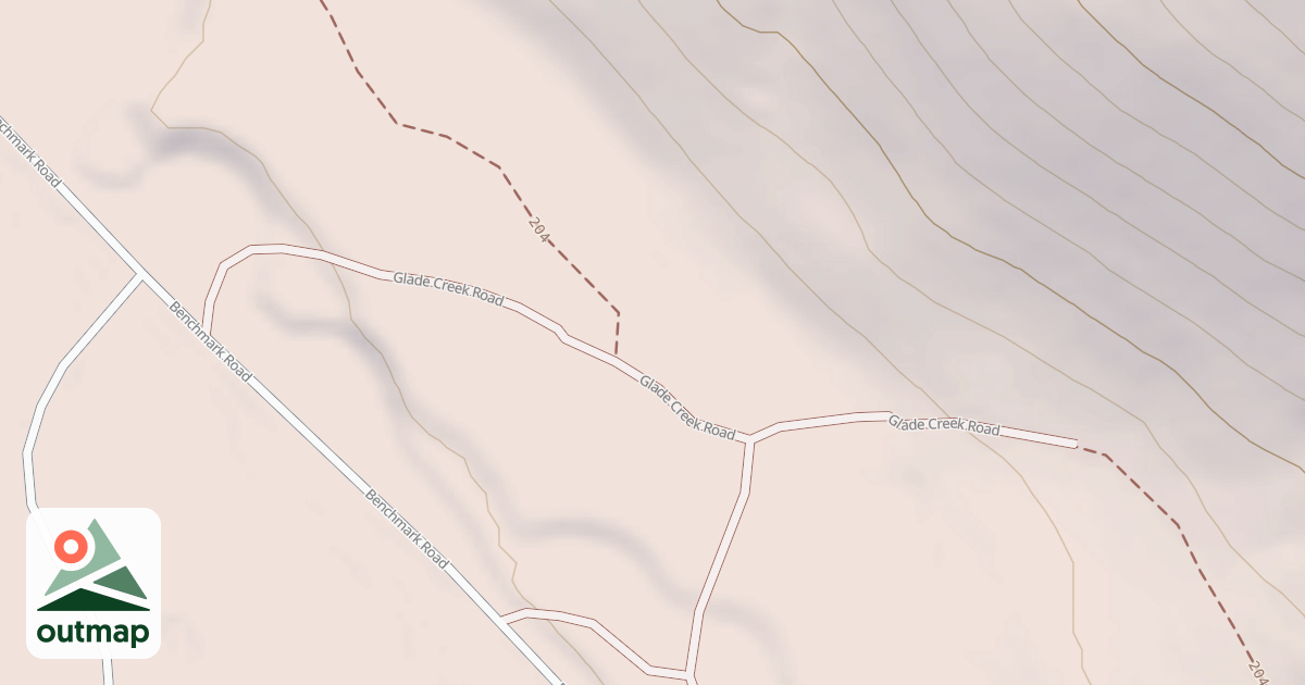 Map of GLADE CREEK TRACT RESIDENCES