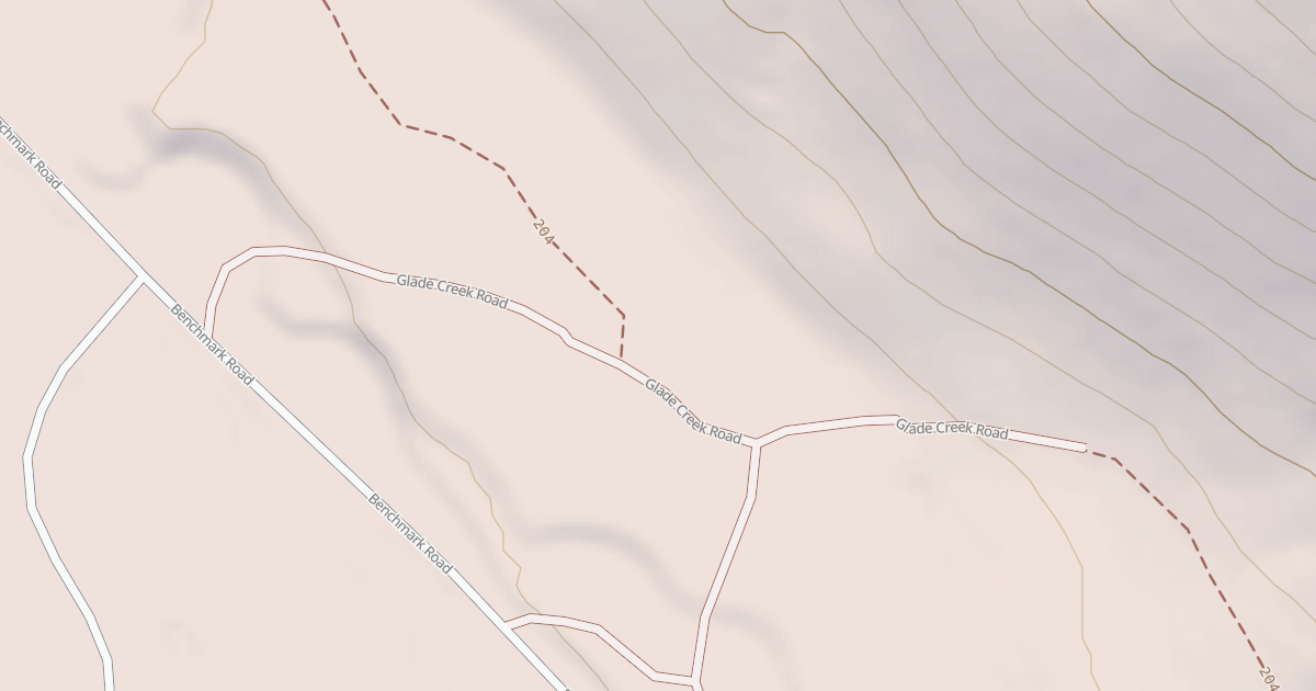 Map preview of GLADE CREEK TRACT RESIDENCES