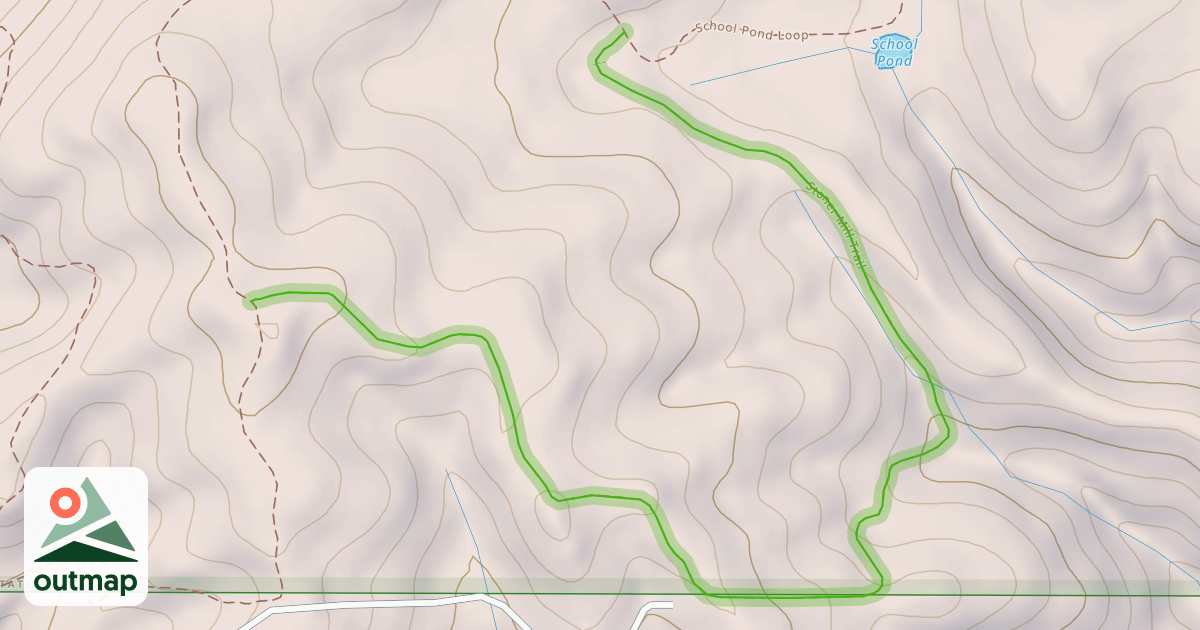 Map of Stoner Mill Trail