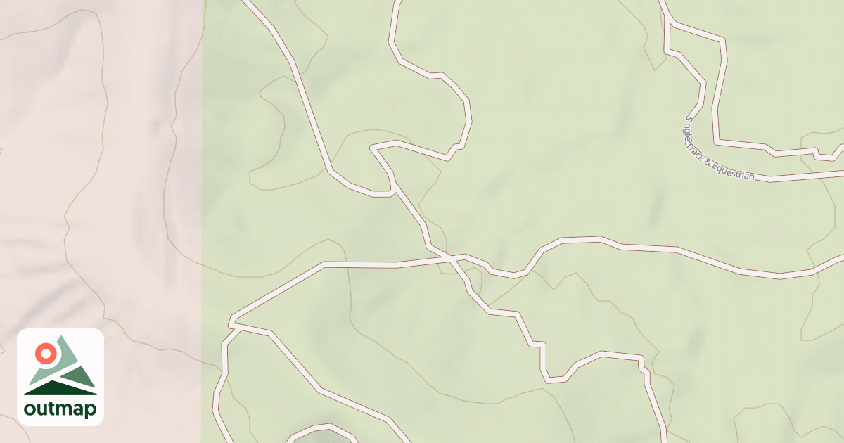Map of Interlake State Recreation Area Trails