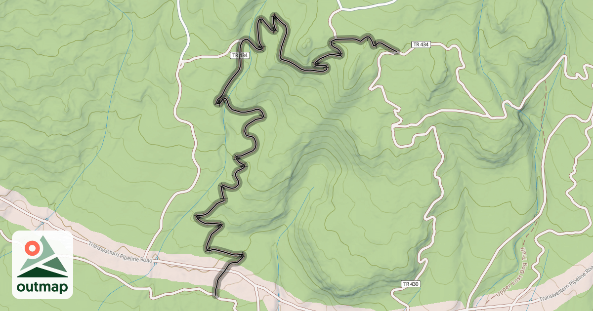 Map of Secret Trail-Twisted Sister