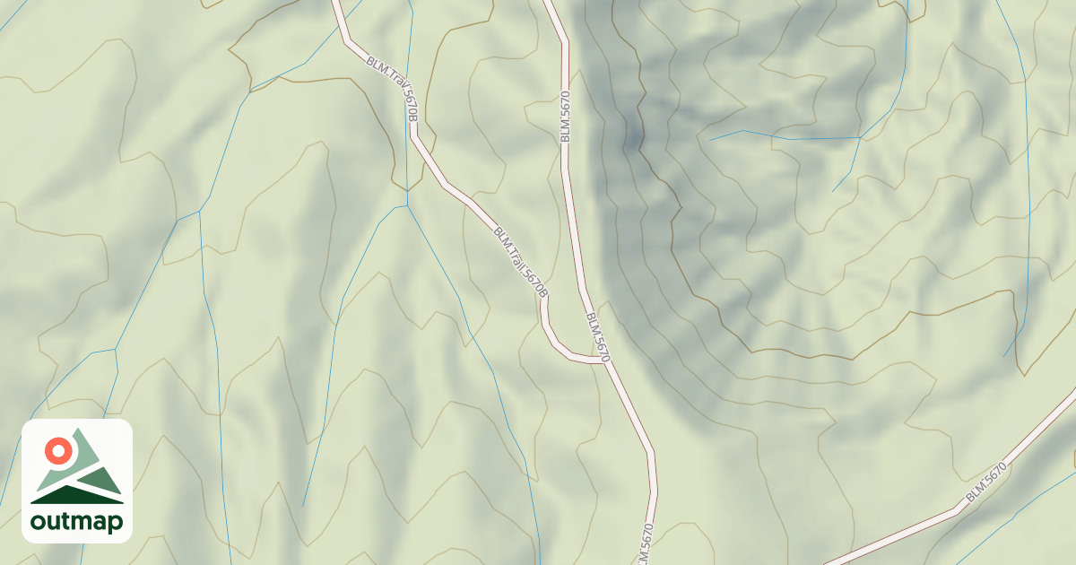 Map of Blm T5670b