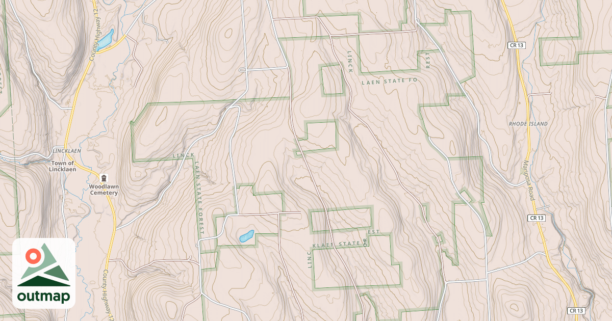 Map of Snowmobile Trail