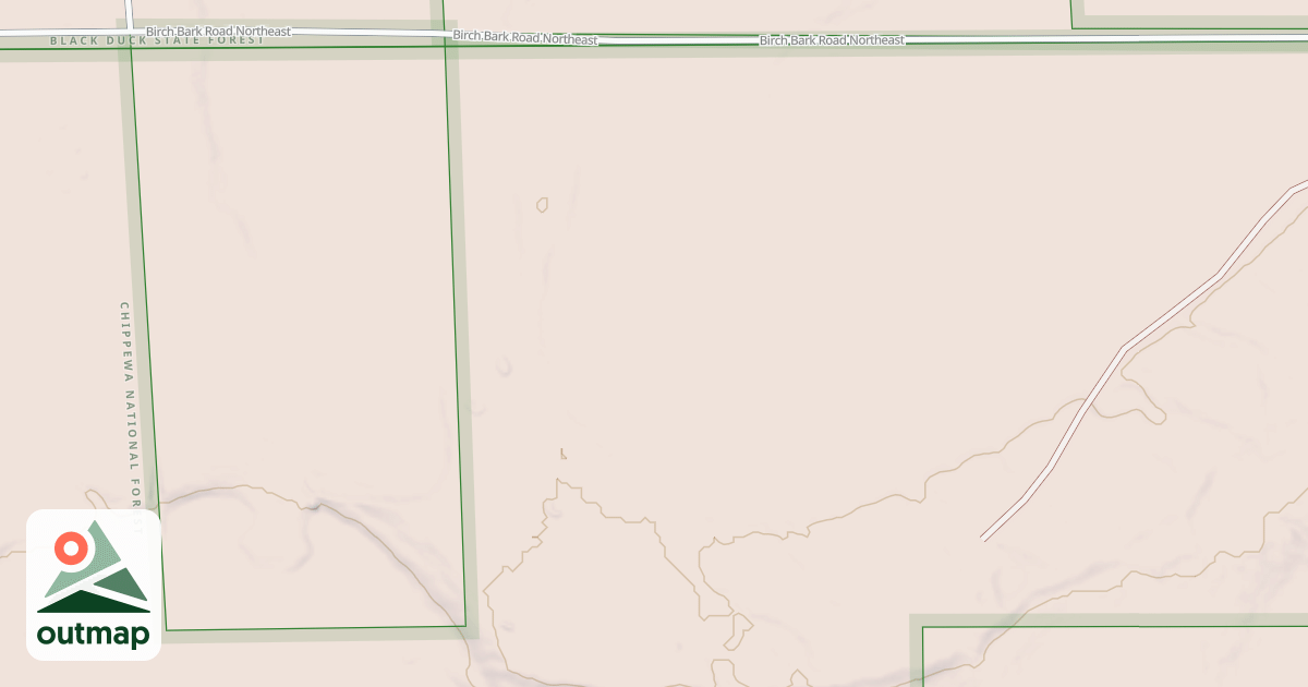 Map of BIRCH BARK ROAD SPUR D