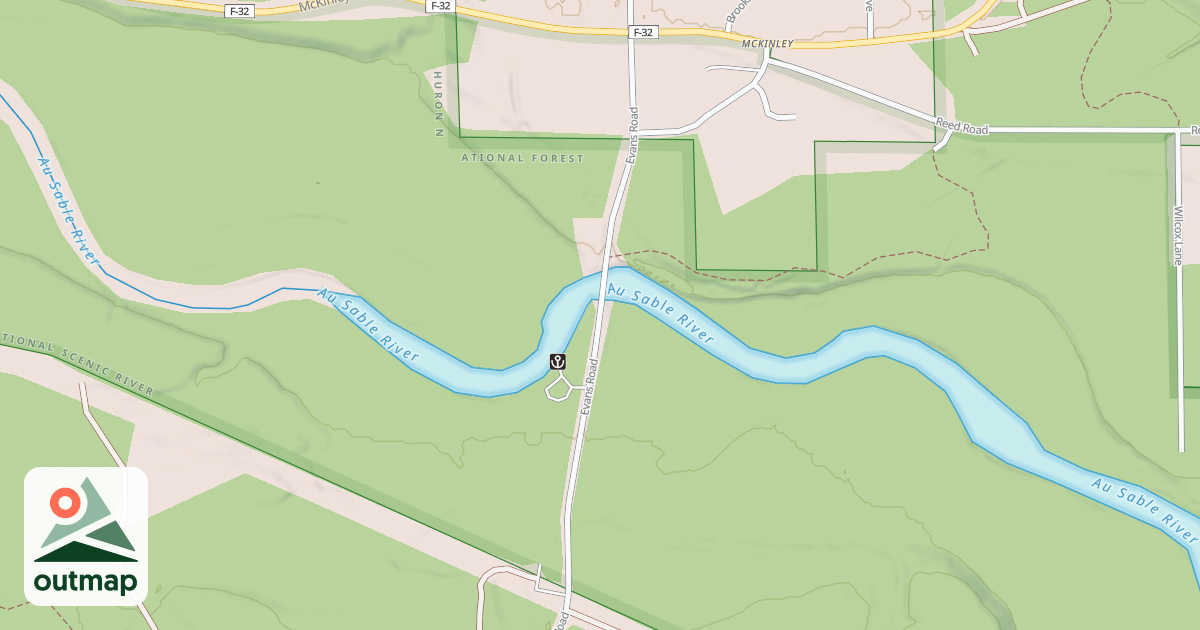 Map of EVANS