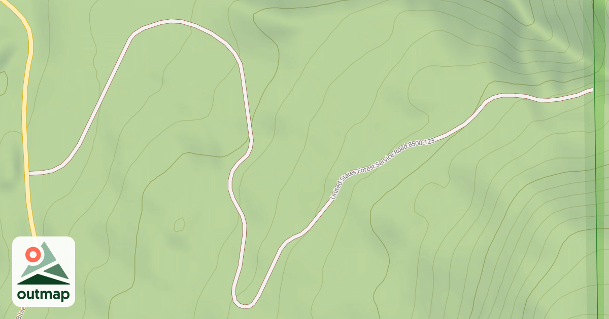 Map of USFS Motor Vehicle Use Map Roads {1F6FEBB9-779F-455E-836C-EA2ED120FD7B}
