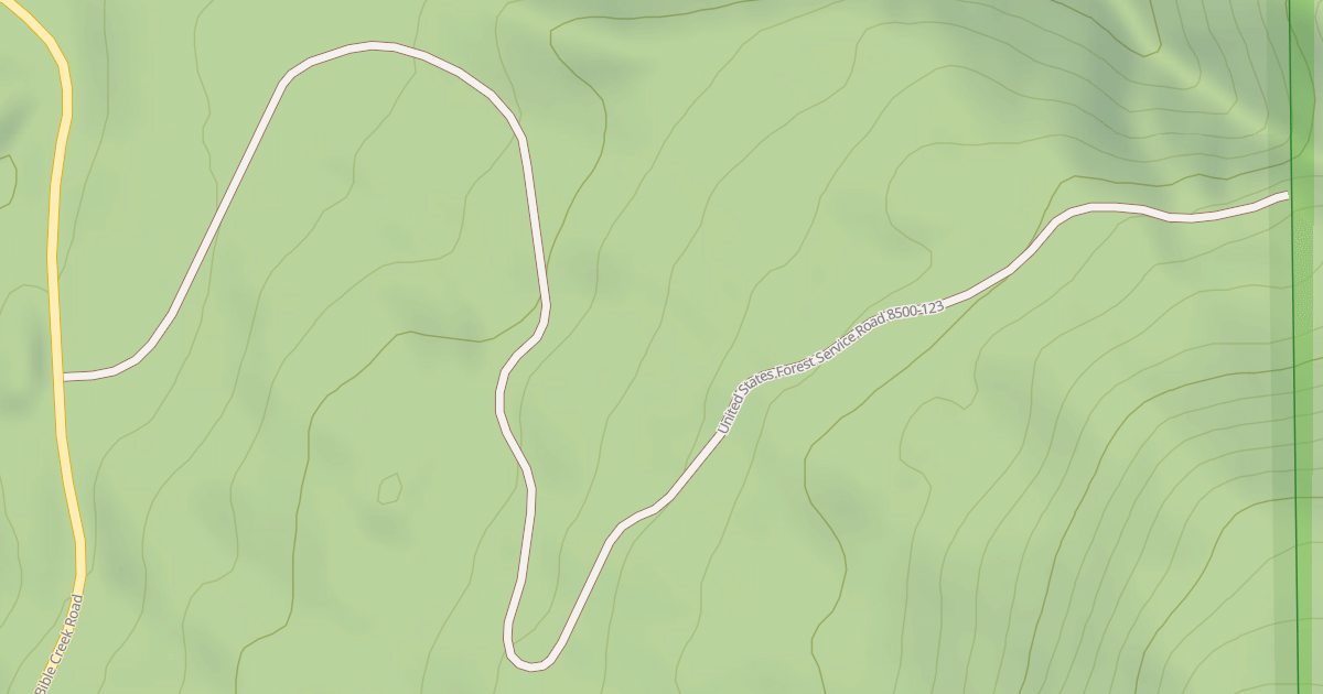 Map preview of USFS Motor Vehicle Use Map Roads {1F6FEBB9-779F-455E-836C-EA2ED120FD7B}