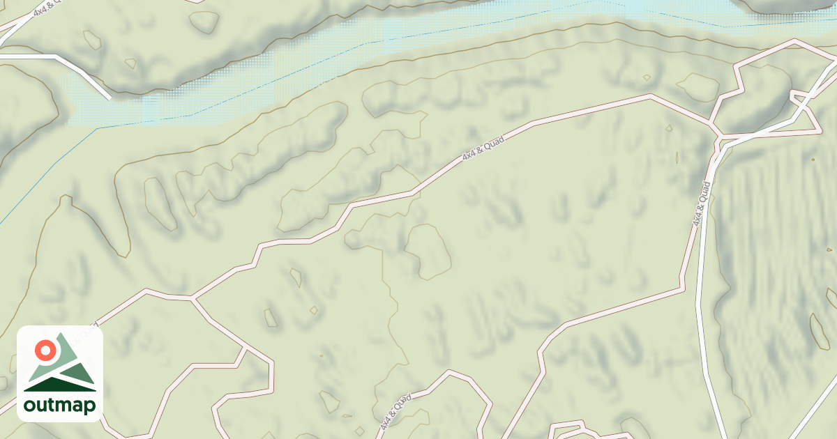 Map of Interlake State Recreation Area Trails