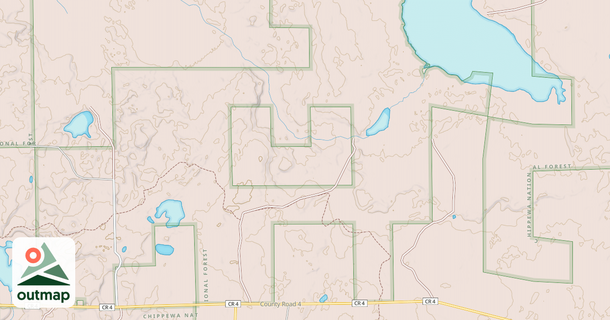 Map of FOUR TOWN ROAD