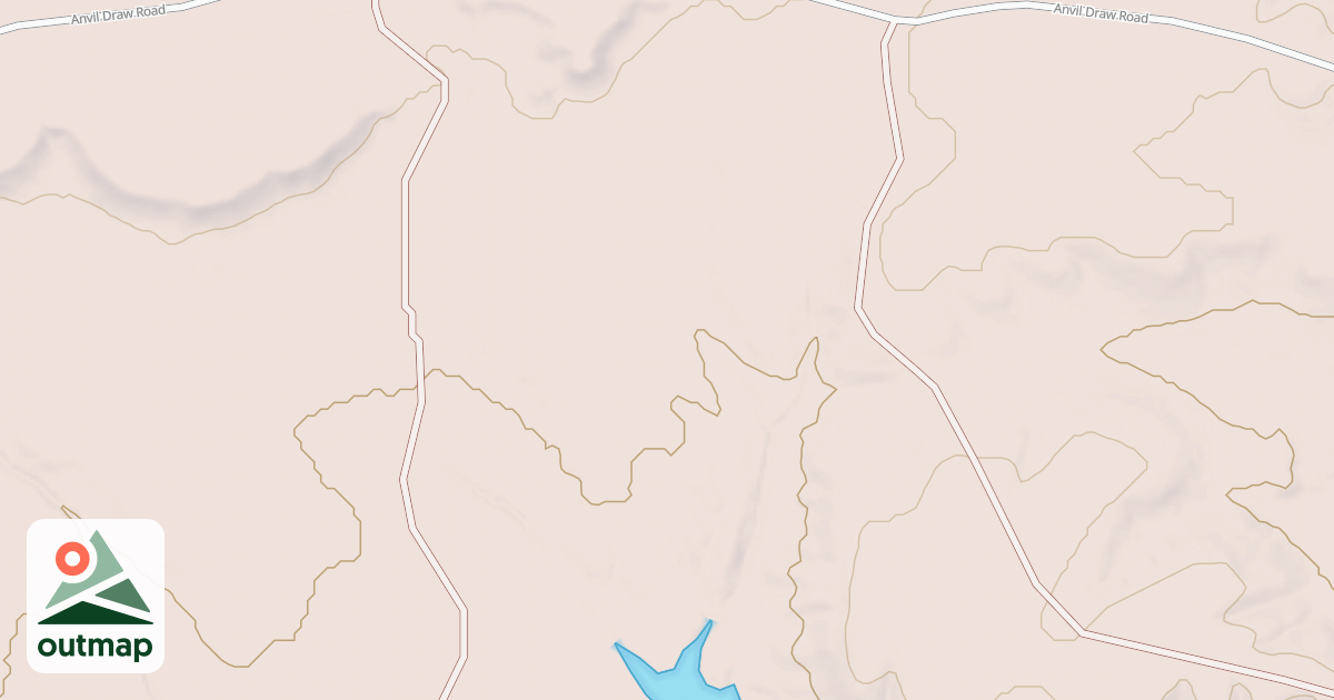 Map of ANVIL DRAW SPUR M