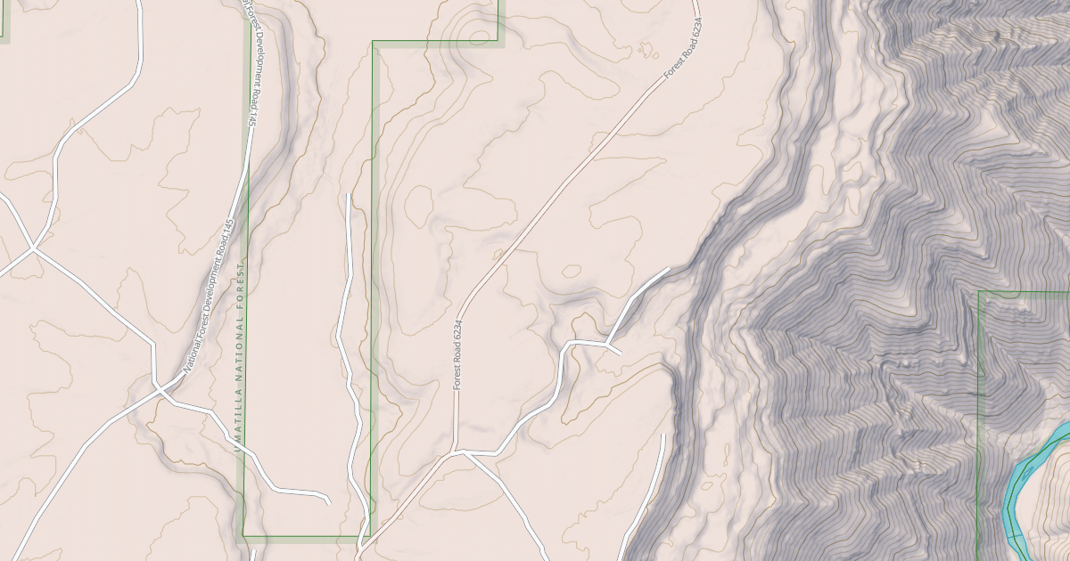 Map preview of USFS National Forest System Roads {A432BFC8-2576-4BF8-83CA-BEA6EC99A310}