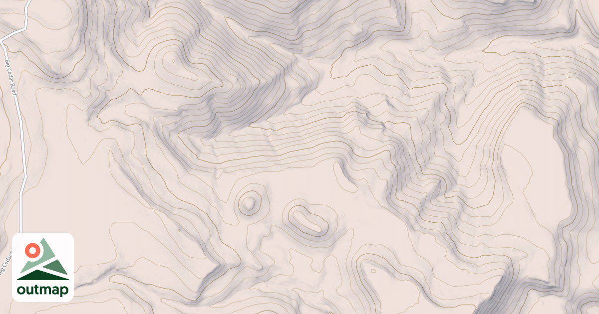 Map of Cave Canyon