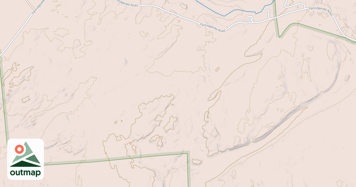Map of Glenfield Railroad Trail
