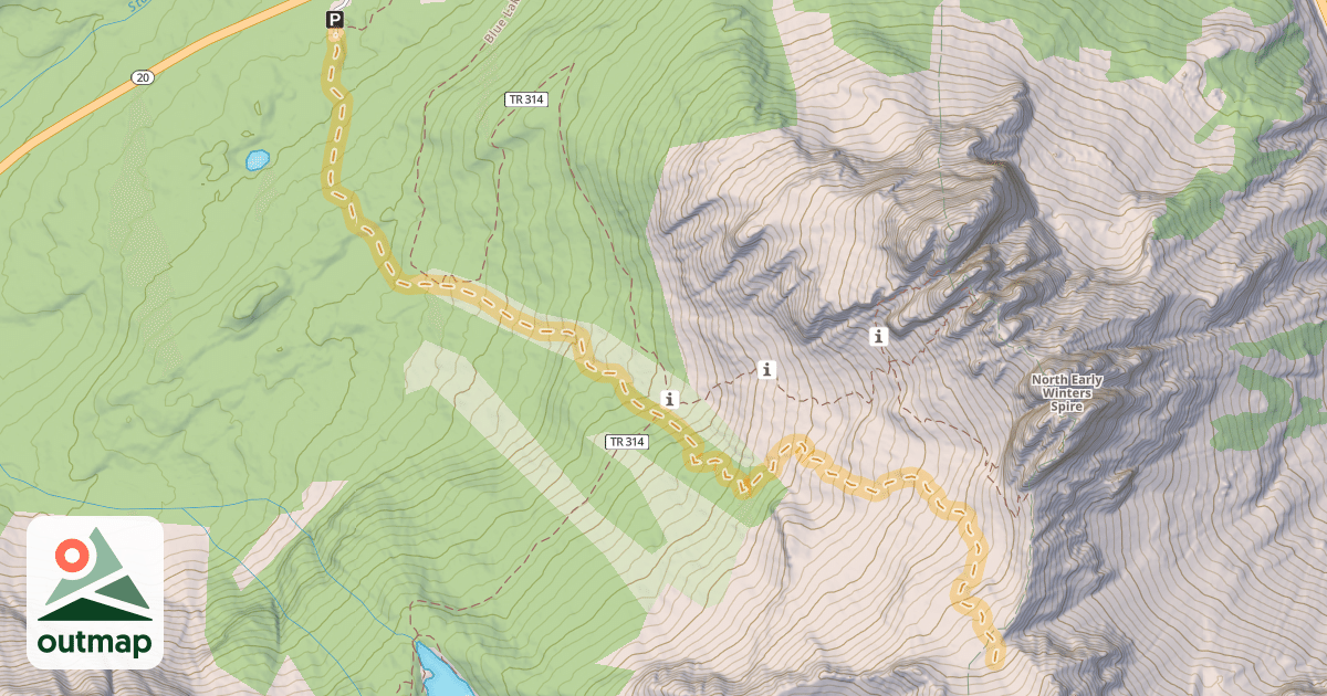 Map of Early Winters