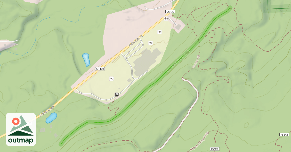 Map of Nw Haul Road Trails