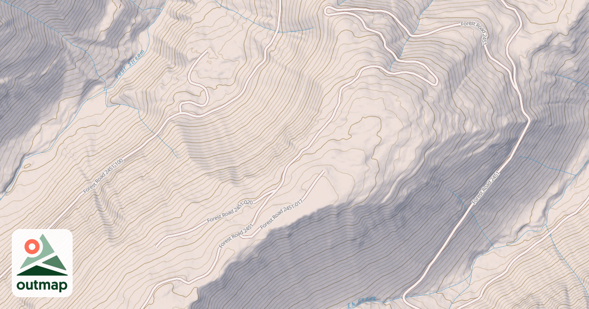 Map of DRY-COPPER CK TH CAUSEWAY