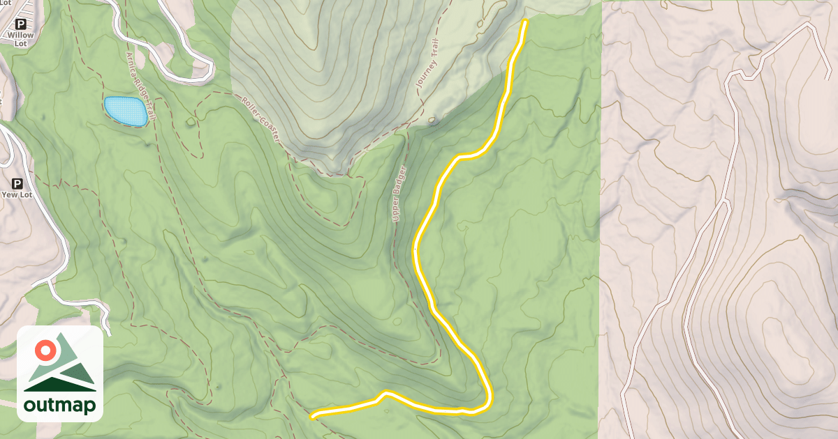 Map of Badger Lower