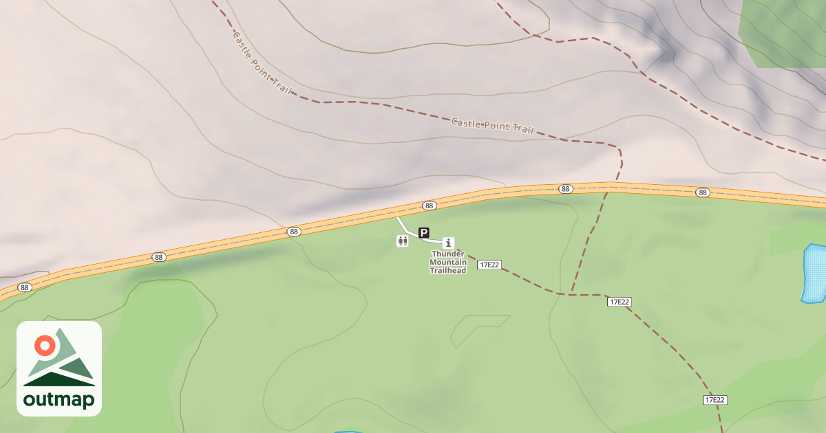 Map of THUNDER MOUNTAIN TH