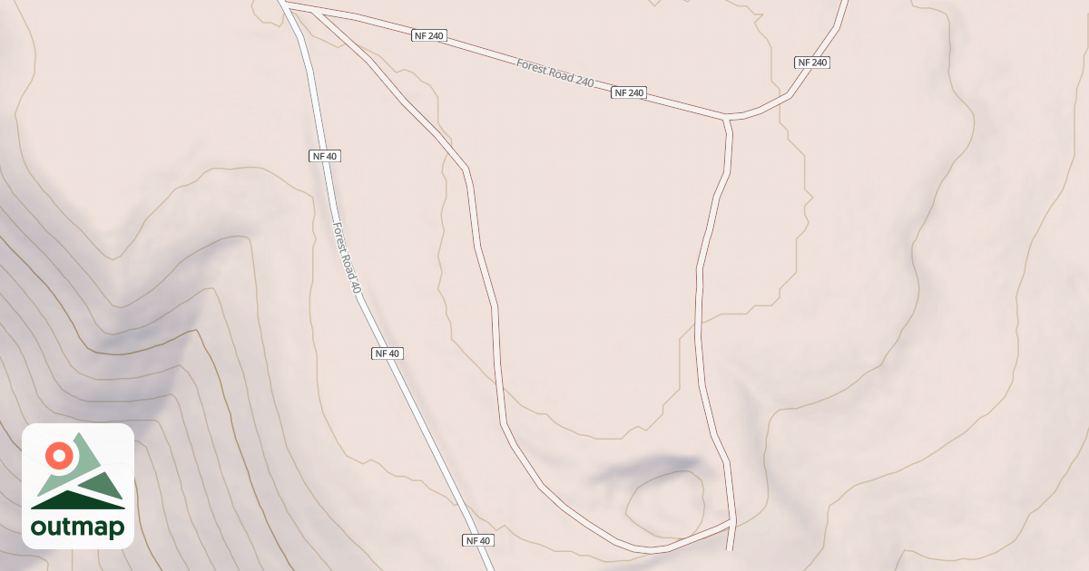 Map of ROCK PIT LOOP ROAD
