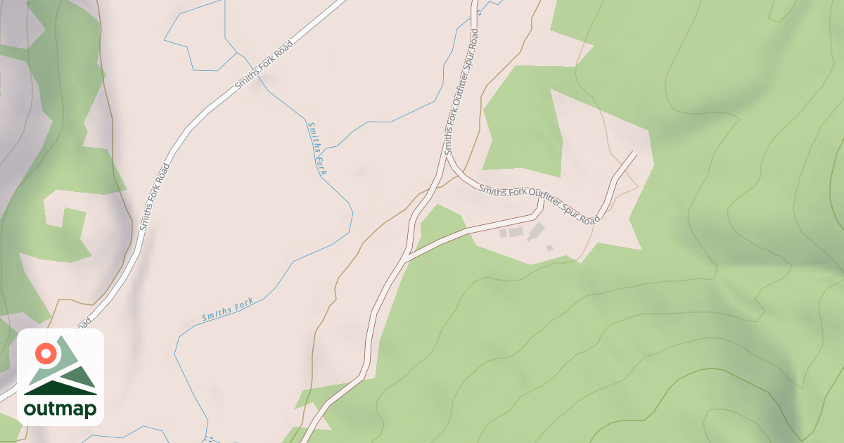 Map of SMITHS FORK OUTFITTER SPUR A