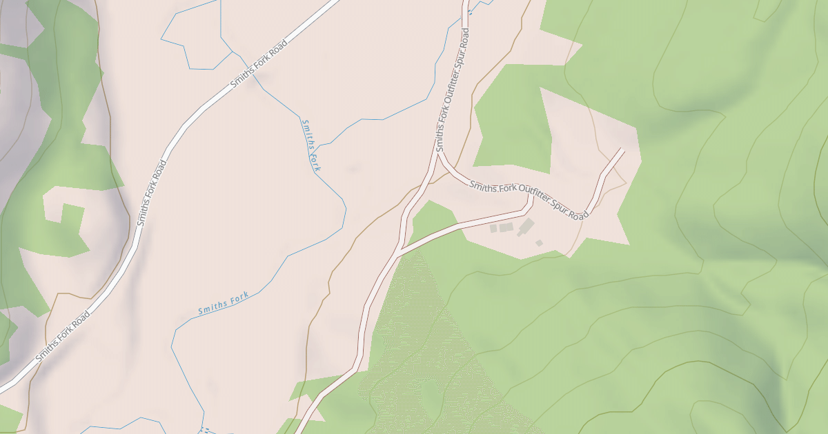 Map preview of SMITHS FORK OUTFITTER SPUR A
