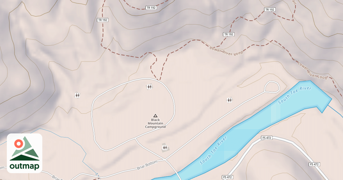 Map of BLACK MTN