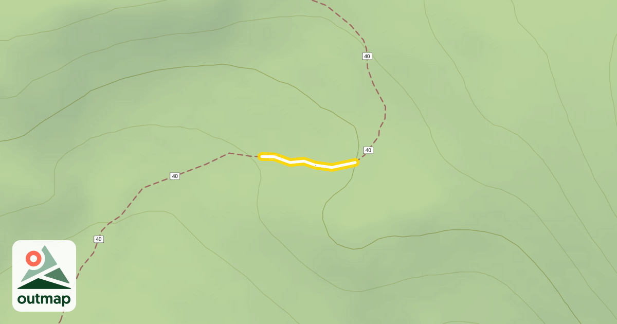 Map of Swampy-Dutchman Trail #40