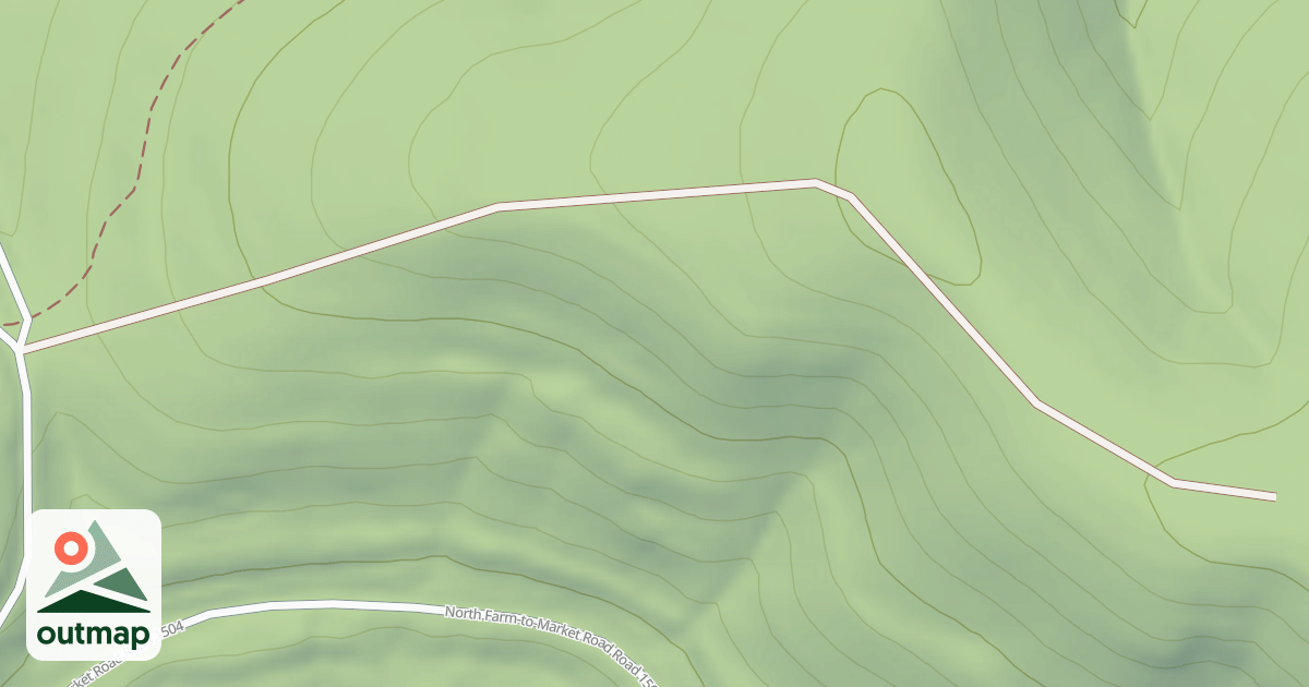 Map of USFS National Forest System Roads {20B77E42-2551-4305-BE1E-25F7C085ECDC}