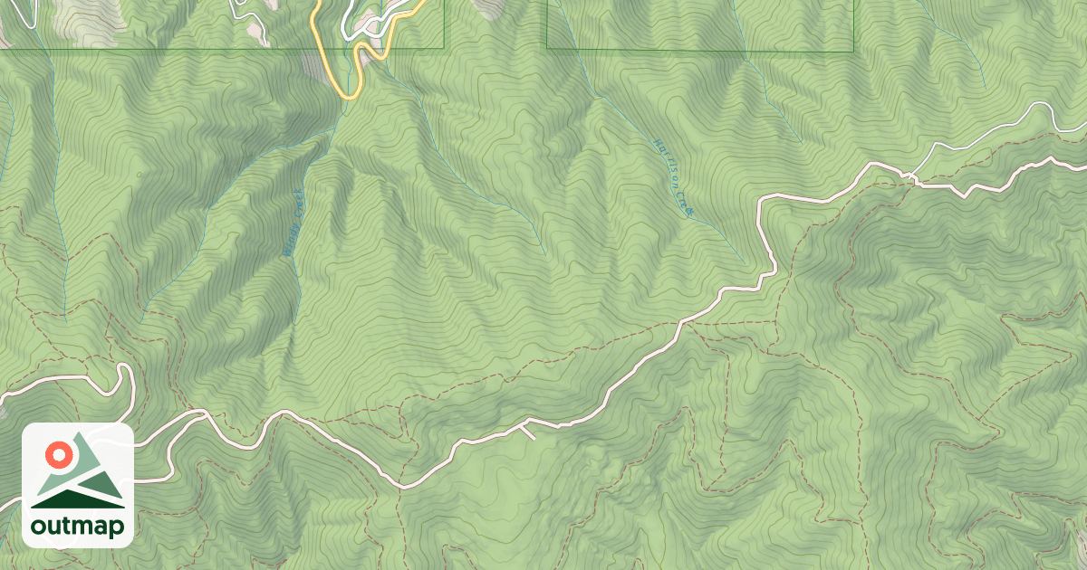 Map of Canfield Mtn Tr Cmplex Trail-D