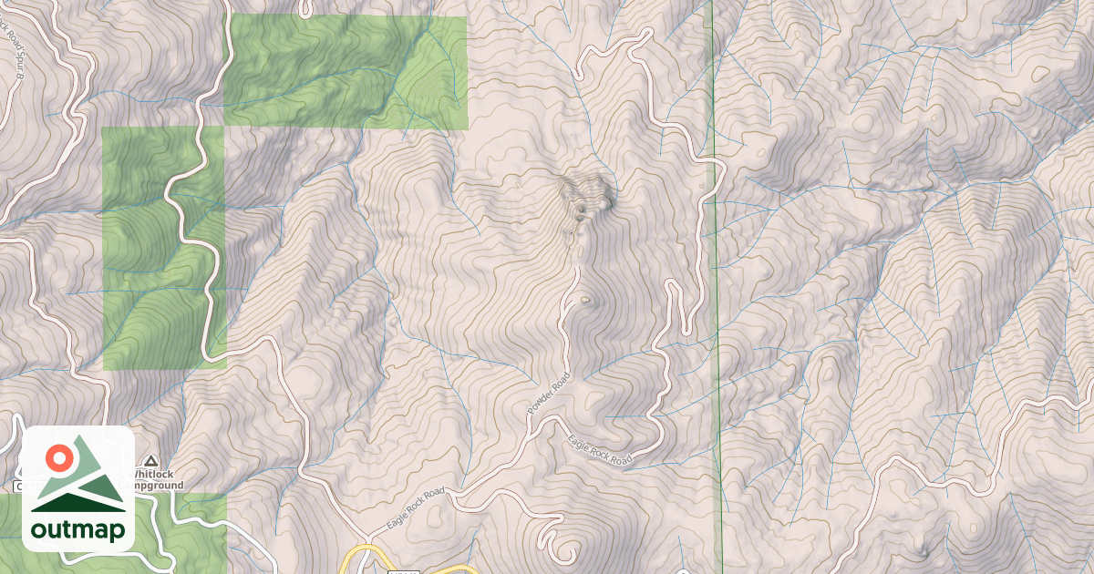 Map of EAGLE ROCK