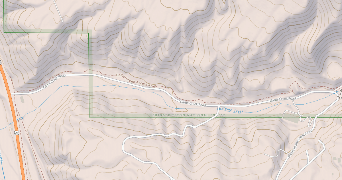Map preview of GAME CREEK 304550