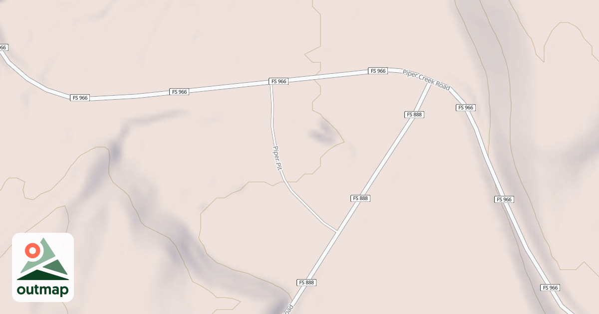 Map of PIPER PIT