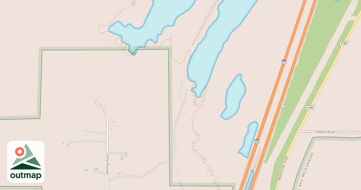 Map of CO RD 415 SPUR 3419