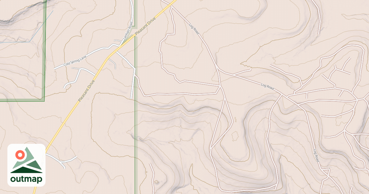 Map of Rocky Gap Atv Loop A
