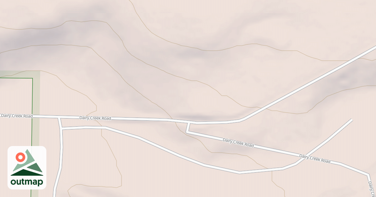 Map of DAIRY CREEK
